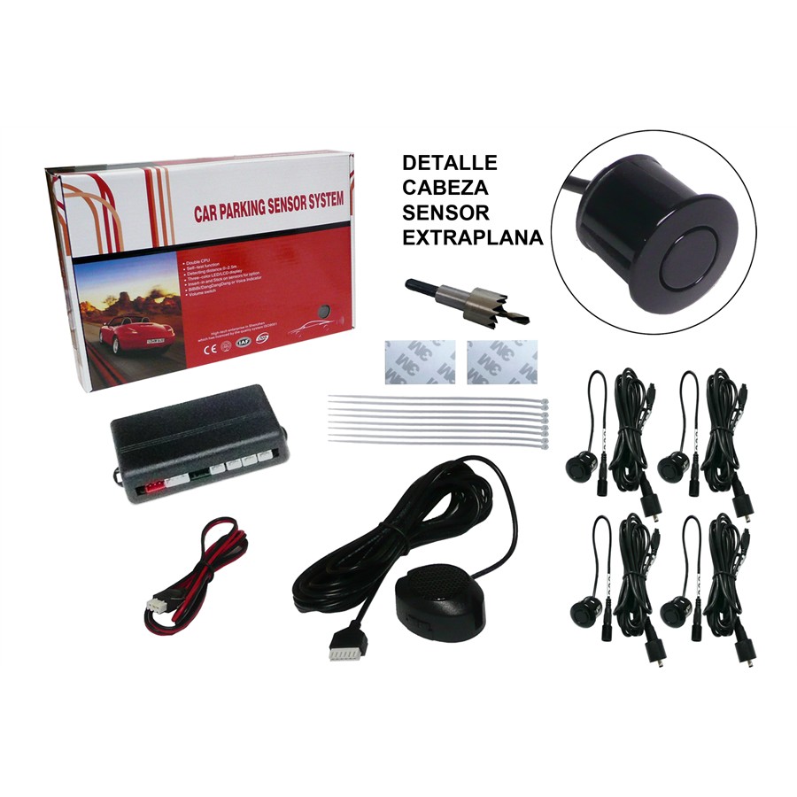 Kdx audio 4 Sensores De Parking