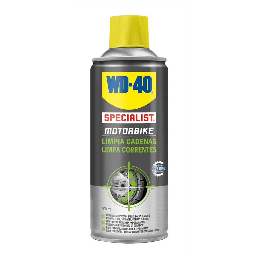 Spray moto WD-40 Limpia Cadenas 400 ml - Norauto
