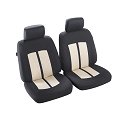 Juego delantero de fundas universales coche NORAUTO New York crudo/Negro