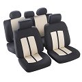 Juego completo de fundas universales coche NORAUTO New York crudo/Negro