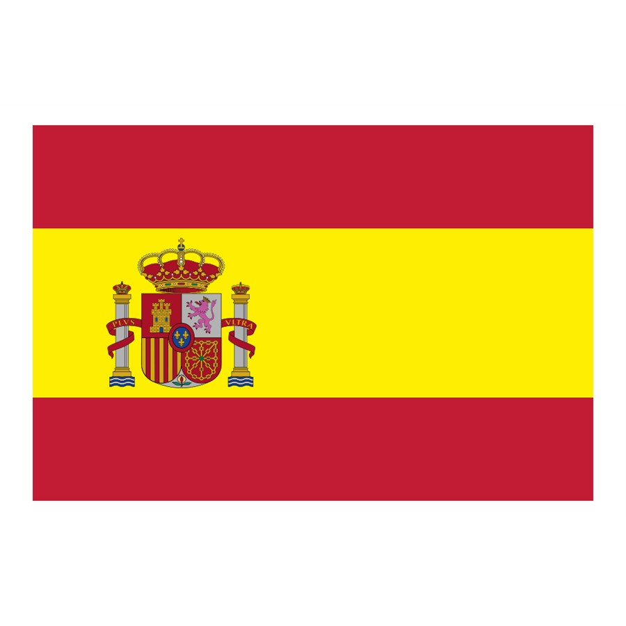 Pegatina pequeña bandera españa - TenVinilo