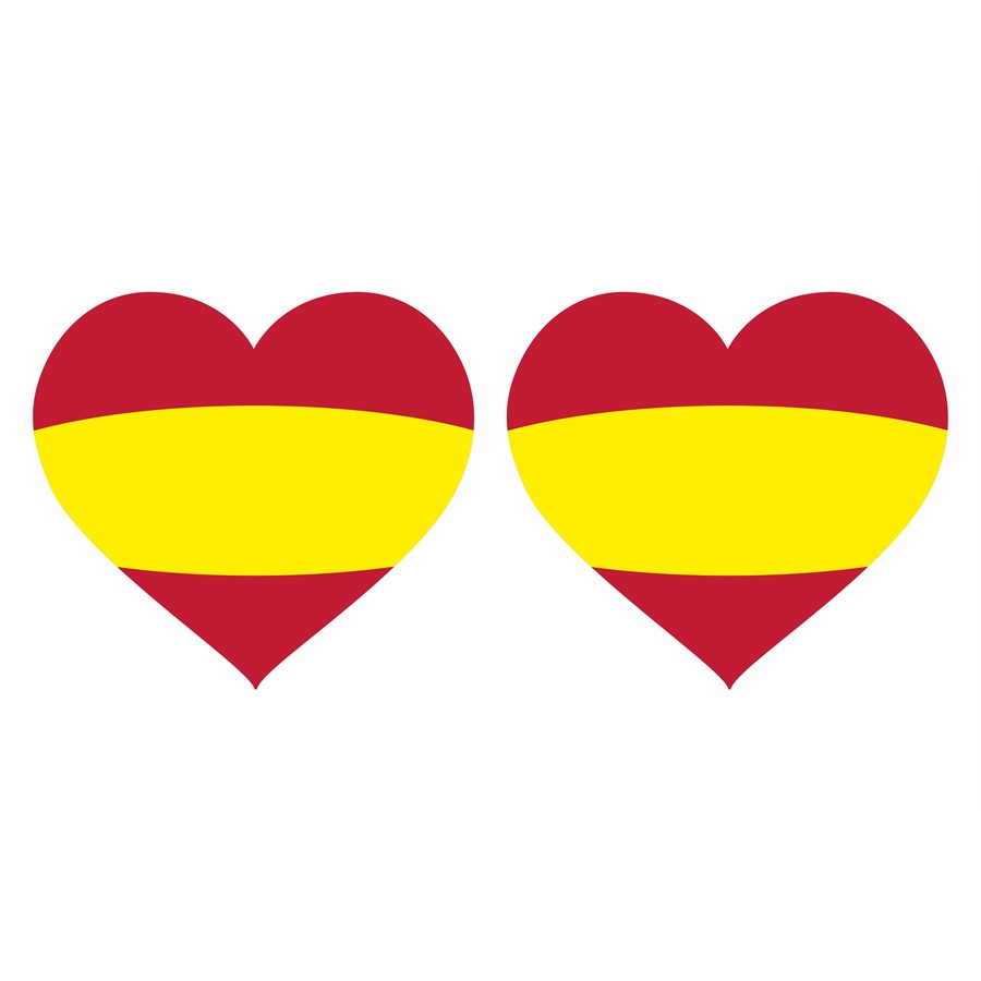 Pegatina Corazón Bandera España 2 unidades - Norauto