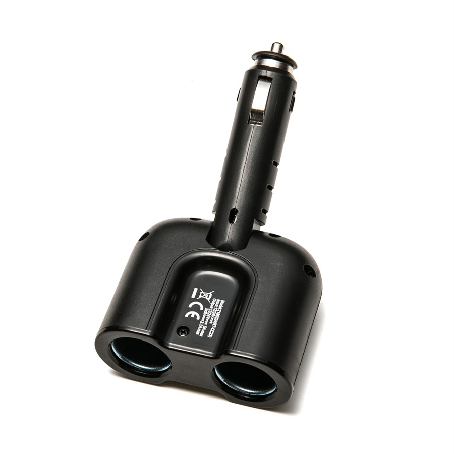 Enchufe doble basculante para encendedor de cigarrillos con dos puertos