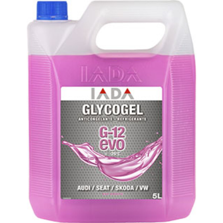 Refrigerante Rosa Anticongelante Glycogel G12 EVO (-25ºC) 5 Litros IADA