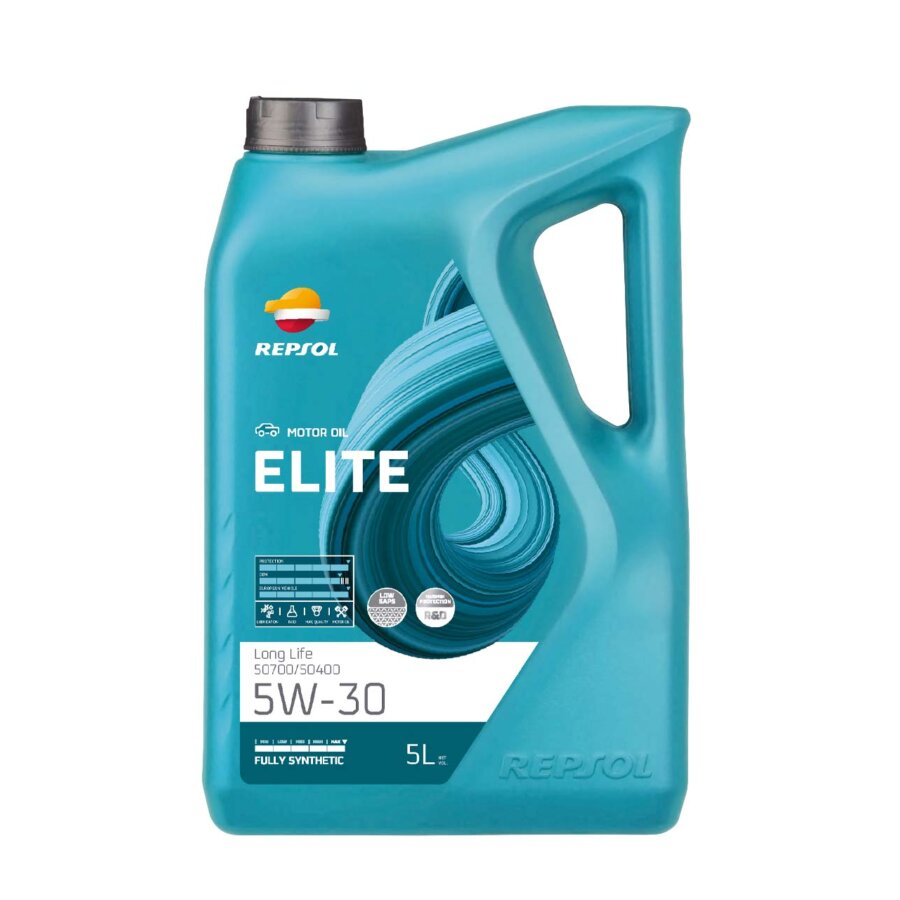 Aceite Motor Repsol Élite Long Life 50700/50400 5w30 Diésel Y Gasolina 5l