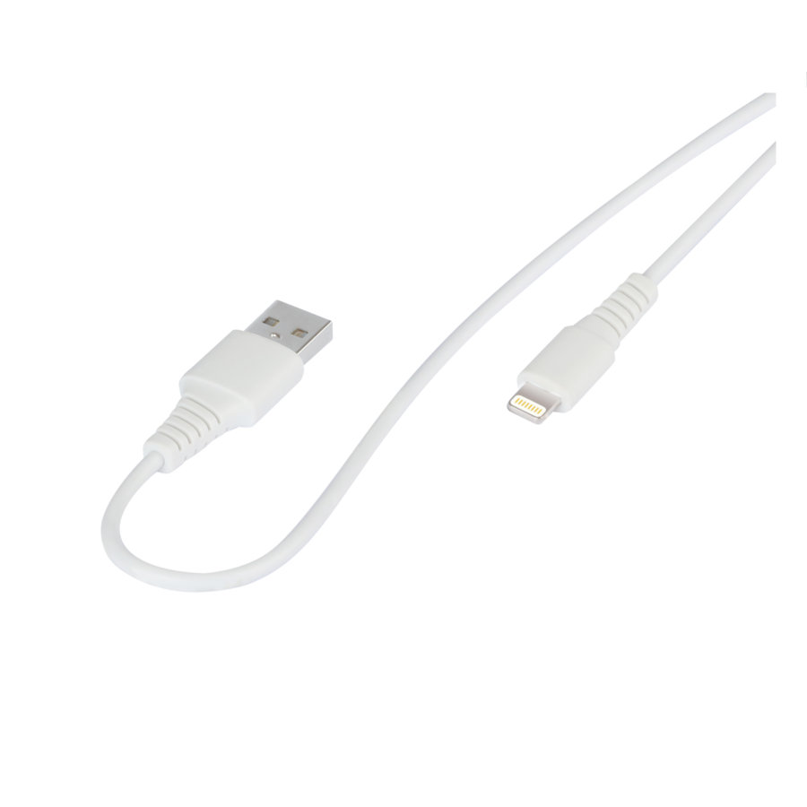 Eliminar Cortar Cubeta Cable USB Lightning NORAUTO blanco 1 m - Norauto