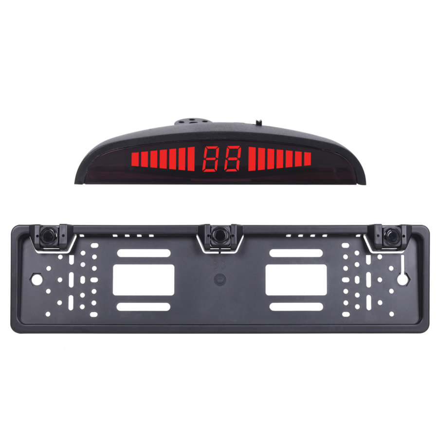 Soporte de placa de matrícula TECHNAXX TX-171 con cámara de marcha atrás  inalámbrica y visualización en smartphone - Norauto