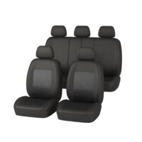  WQEFWR Juego completo de fundas de asiento de coche, universal  para Dacia Duster 2011-2022, protectores de asiento de coche, accesorios de  cuero de ajuste universal, juego completo de 5 asientos 