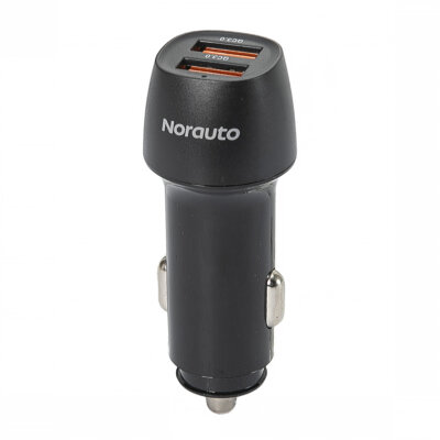 Cargador de batería de mechero USBX2 carga rápida 18W - NORAUTO