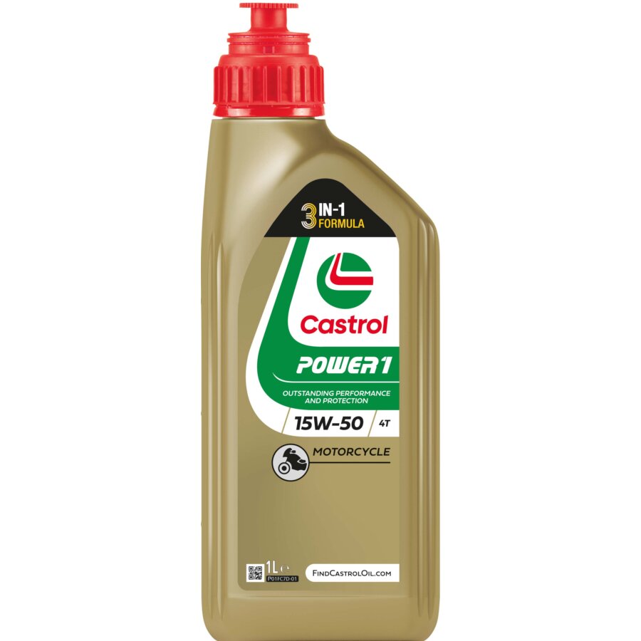 Aceite de motor CASTROL POWER1 4T 15W-50 1l Norauto