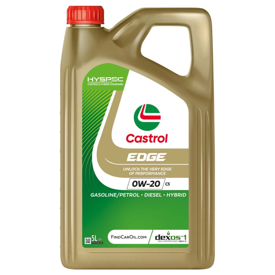 Aceite CASTROL Edge 0W-20 C5 para motores de gasolina y diésel 5 l