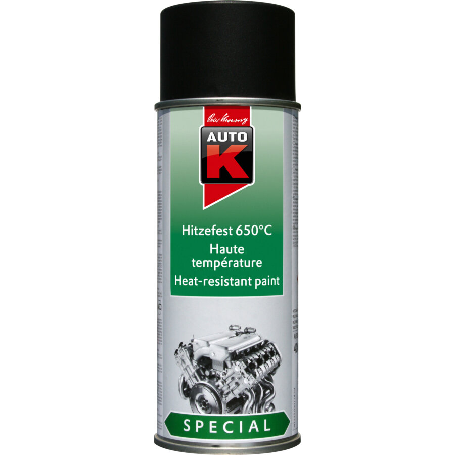 Pintura para llantas Negro Brillo AUTO-K 1233064 400ml - Norauto