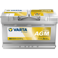 Batería VARTA A6 Start & Stop Silver Dynamic xEV 80 Ah - 800 A
