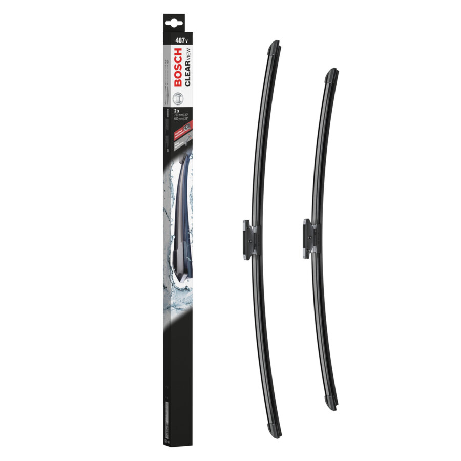 2 Escobillas Bosch Clearview 487v 750/650mm