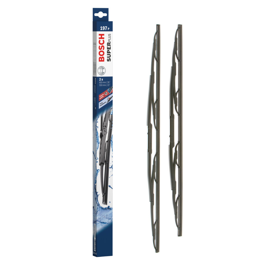 2 Escobillas Bosch Superplus 197p 650/550mm