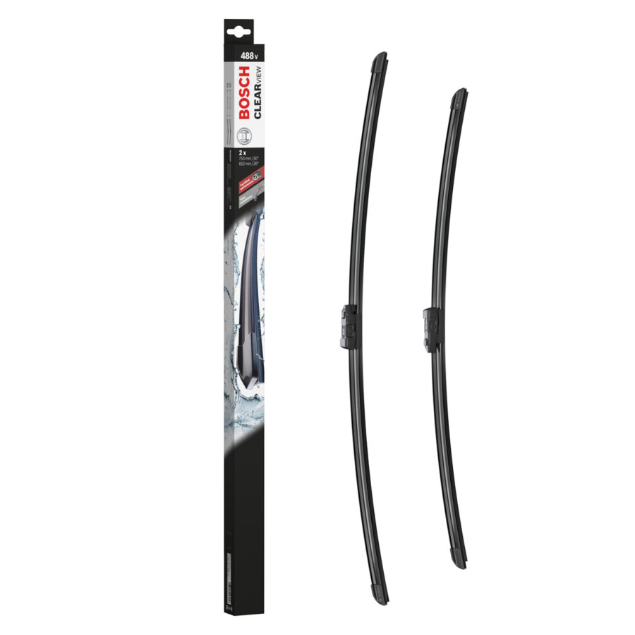 2 Escobillas Bosch Clearview 488v 750/650mm