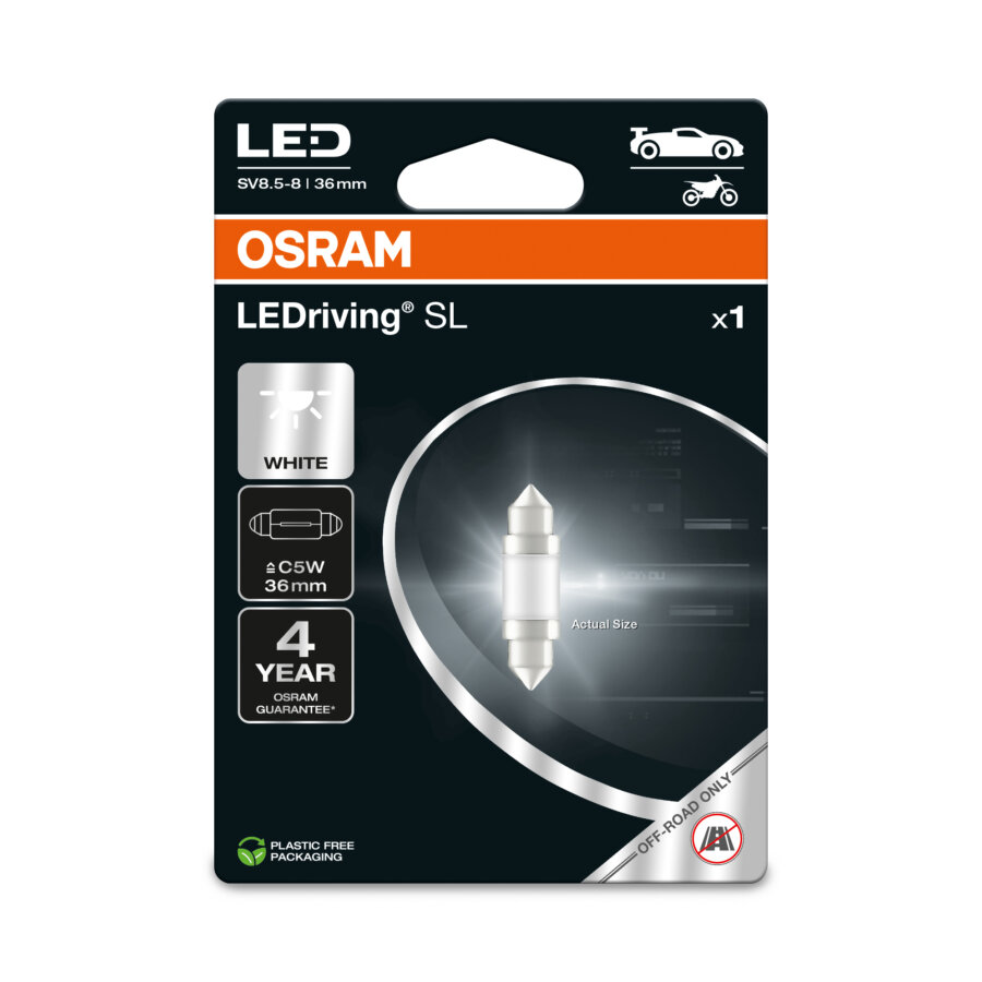 1 Bombilla Led C5w 36 Mm