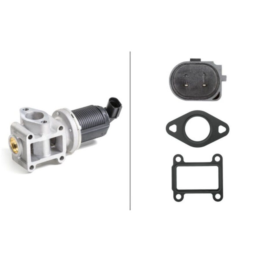Vanne EGR HELLA 6Nu 010 171-611 – Électronique 5 Pôles Avec Joint, Pour Opel Astra G Et Autres Modèles