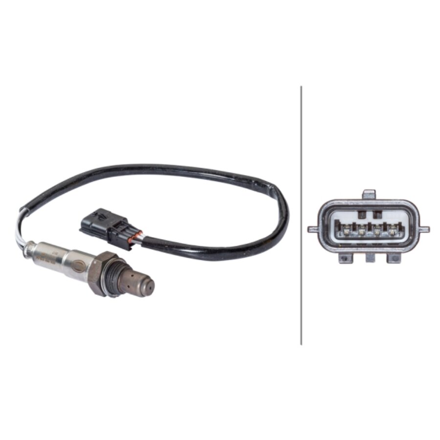 HELLA 6PA 358 103-381 Sonda lambda, 4a... poli, Cavo 350mm - NUOVO