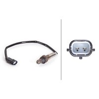 HELLA Sonda Lambda 6PA 358 103-121: Sensore Ossigeno Riscaldato, Cavo 1240mm, Per Audi A3, Con Materiale Di Fissaggio - 3