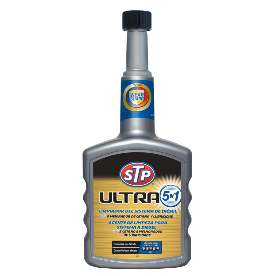 Limpiador de sistemas de combustible diésel STP Ultra 5-en-1 400 ml -  Norauto