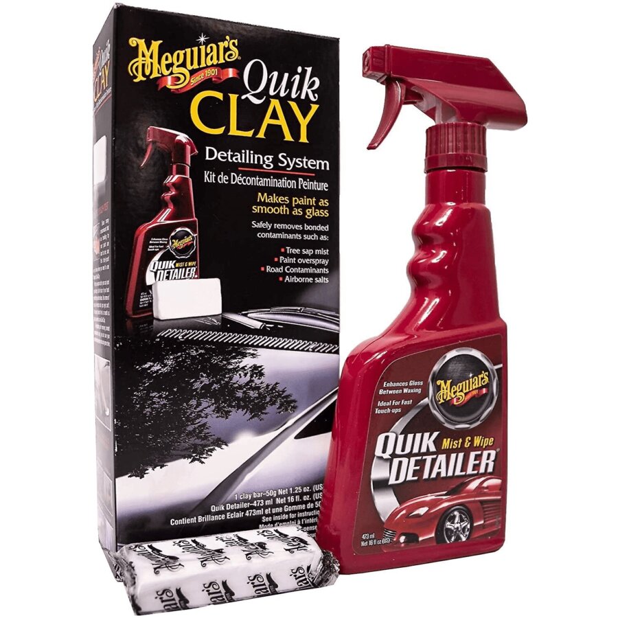 Kit de descontaminación MEGUIAR'S Quik Clay - 473 ml - Norauto