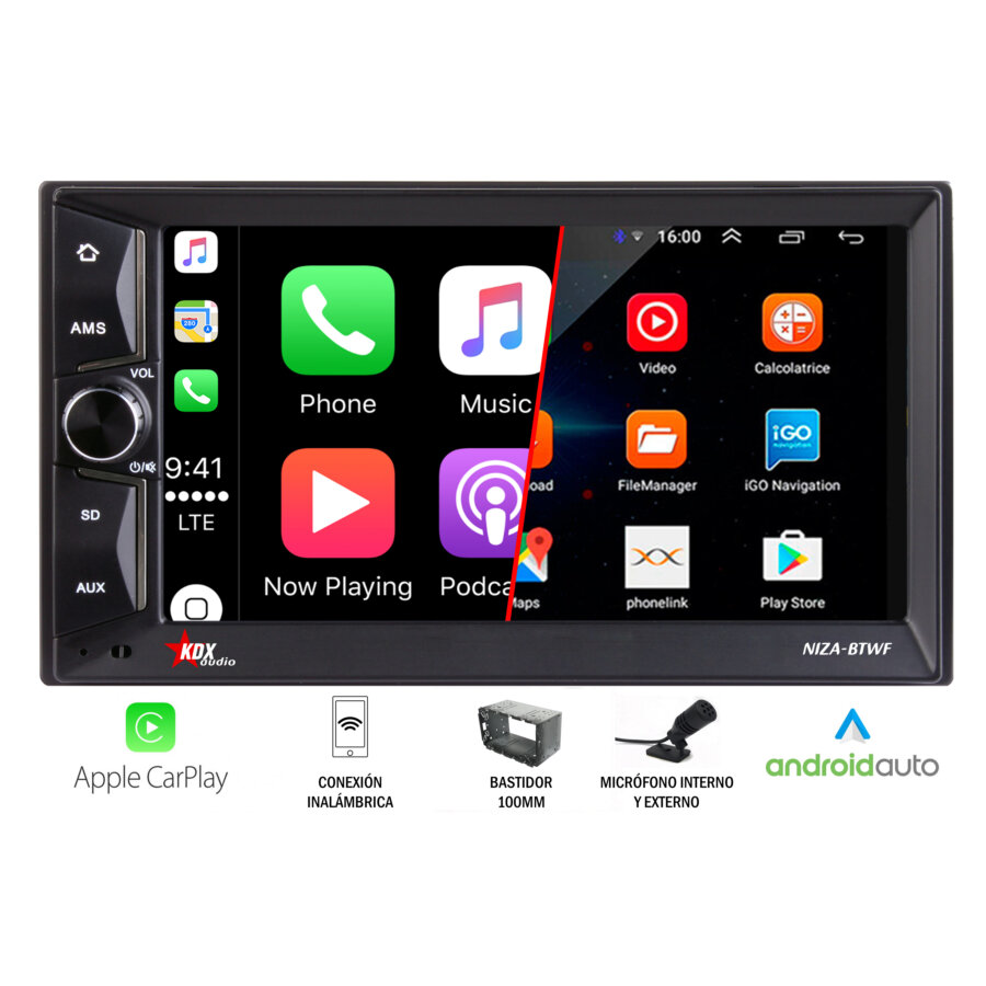 Autorradio Kdx Audio Niza-btwf1
