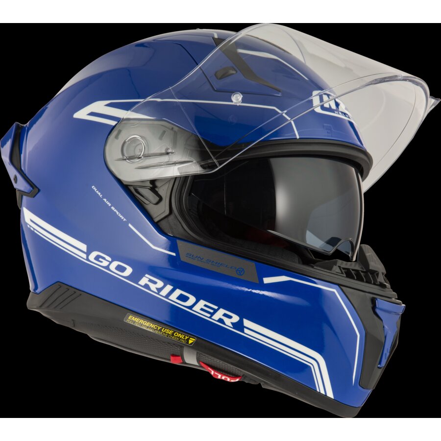 Casco Moto Integral Nzi Go Rider