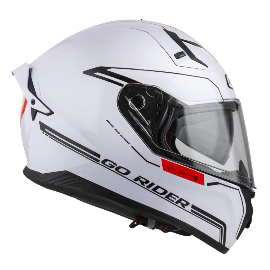 Casco moto integral NZI Go Rider Stream Solid blanco 3XL Norauto