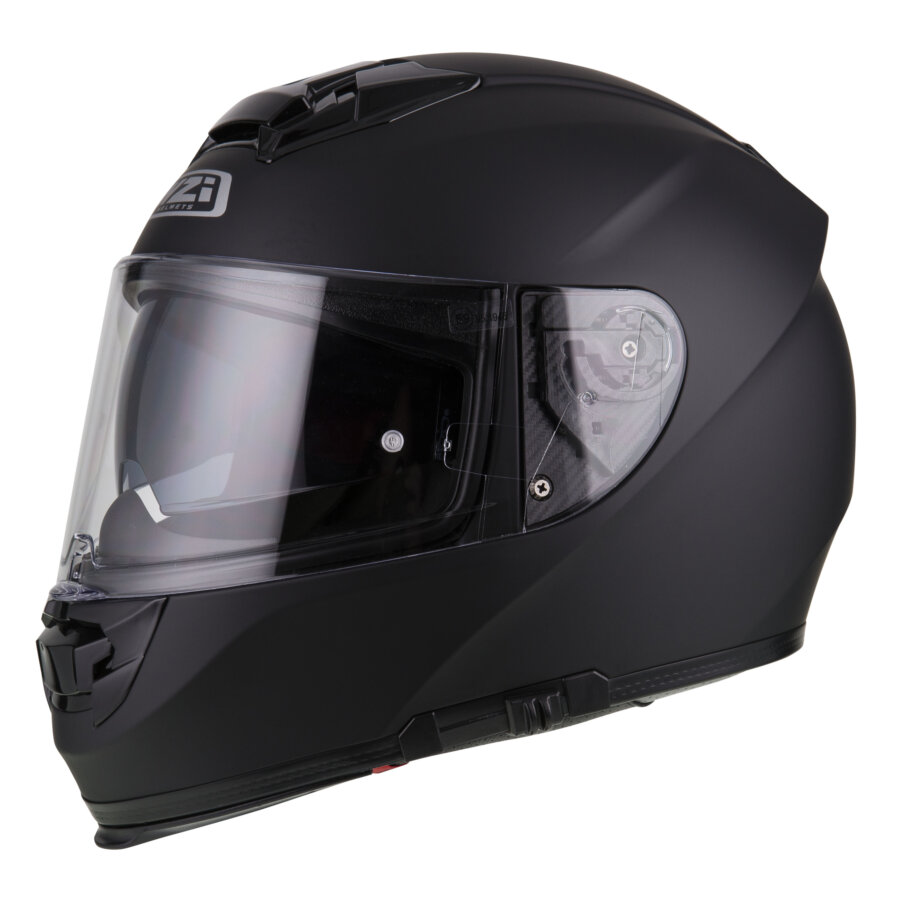 Casco Moto Integral Nzi Eurus 3 Duo Negro Mate S
