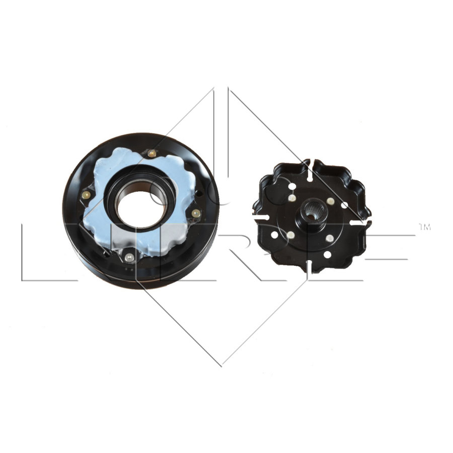Frizione Magnetica NRF 380009 Per Compressore Aria | 12V, 4 Scanalature, Diametro Puleggia 110 Mm - Ricambio Denso