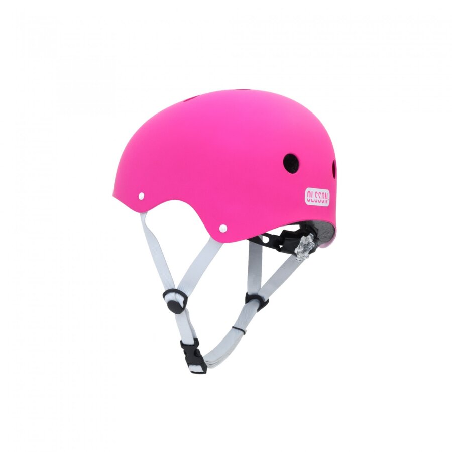 Casco bicicleta/patinete niño OLSSON rosa talla M/L