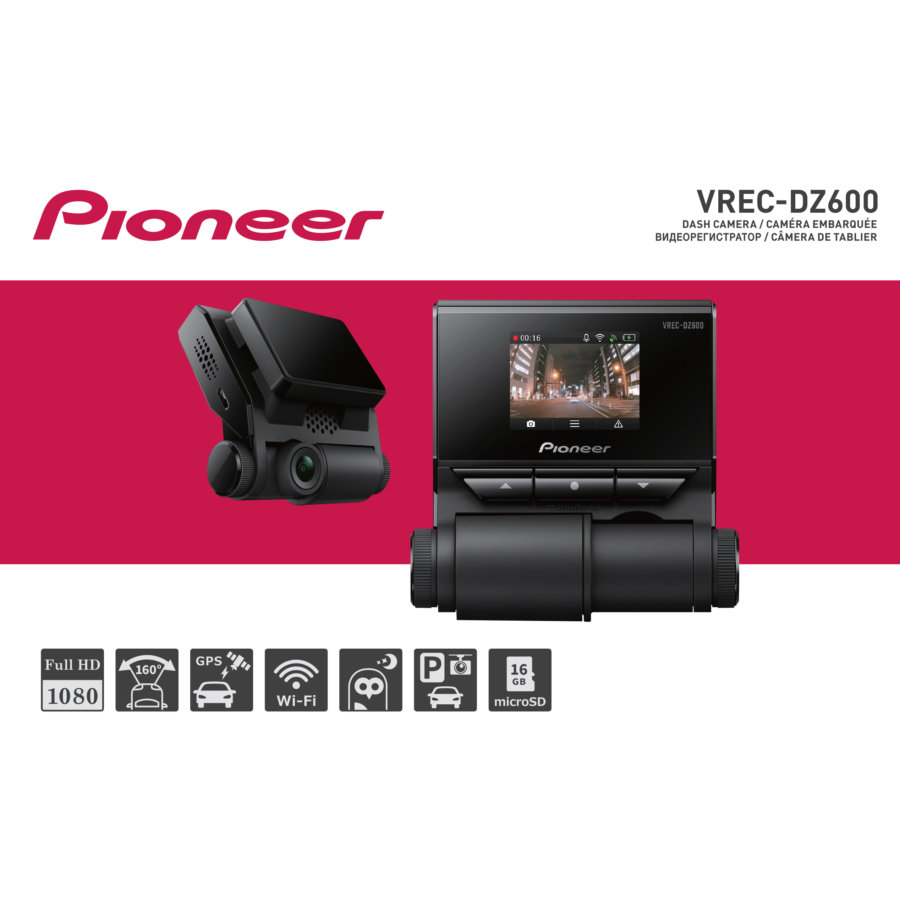 Pioneer VREC-DZ600 DashCam