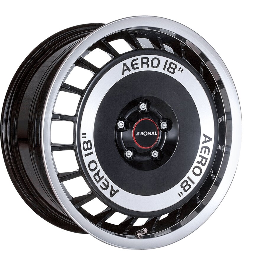 Llanta de aluminio RONAL R50 AERO 8x18 5x120 ET50 Frontal negro