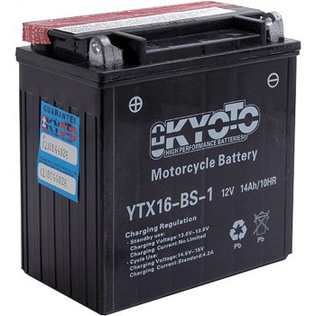 Bater&iacute;a Moto Kyoto Ytx16-Bs-1