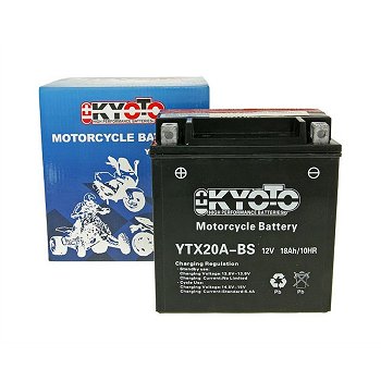 Bater&iacute;a Moto Kyoto Ytx20A-Bs