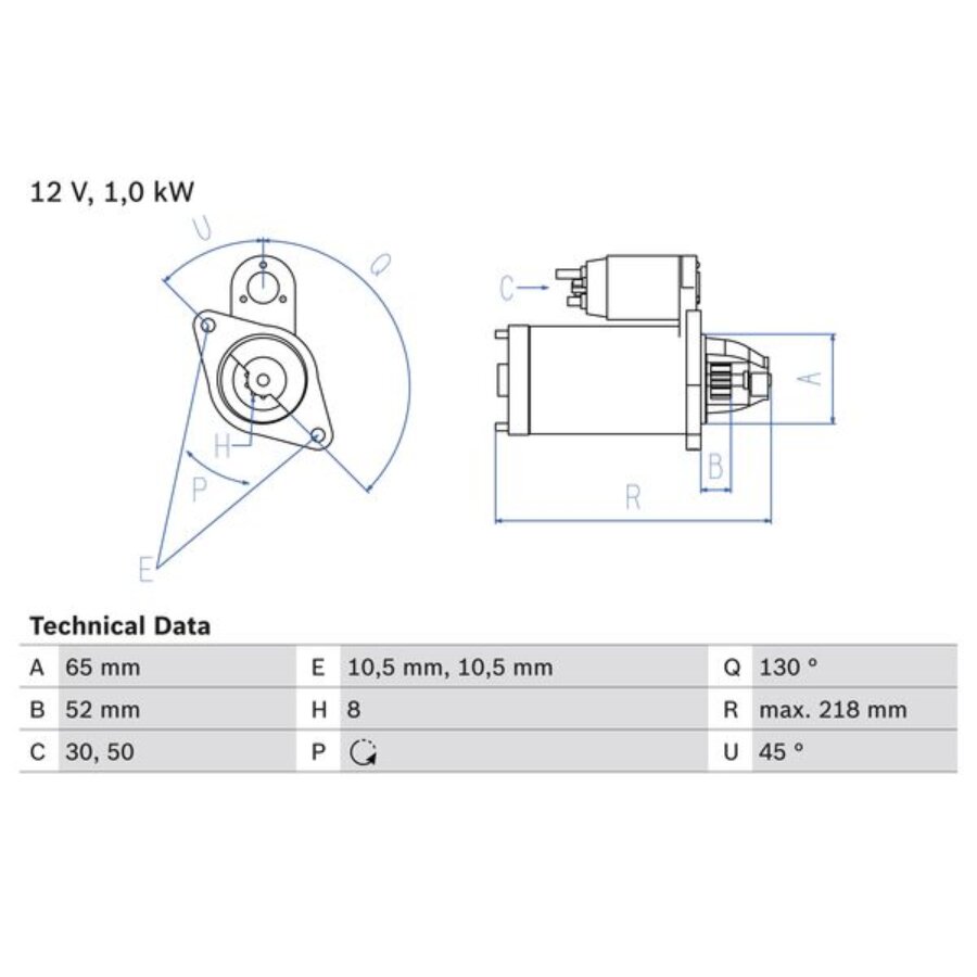 Motor De Arranque Bosch 986024700