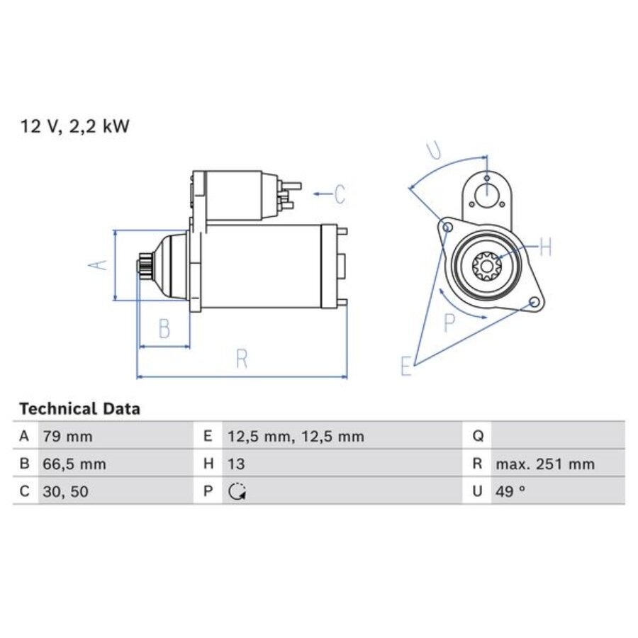 Motor De Arranque Bosch 986026340