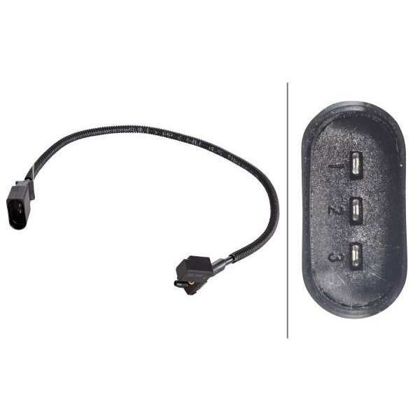 HELLA Sensore Albero A Gomiti 6PU 009 167-481 Per VW Polo, Lupo, Audi A2, Skoda Fabia, Seat Ibiza