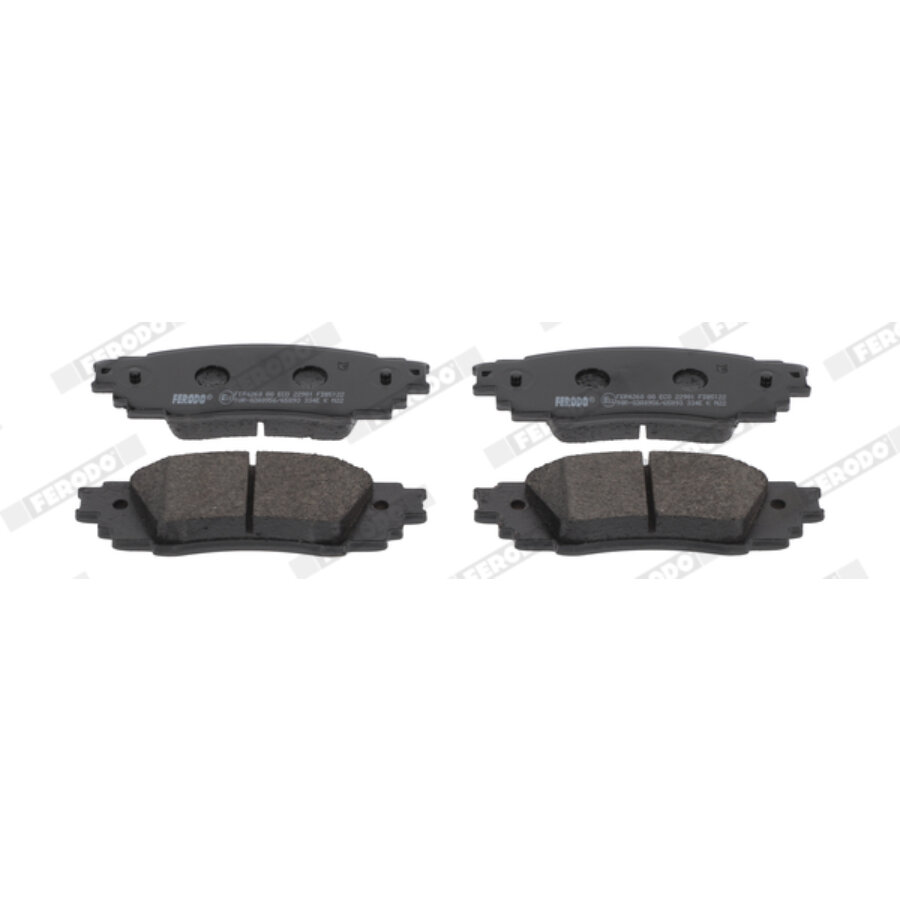 4 Pastillas De Freno Ferodo Fdb5122