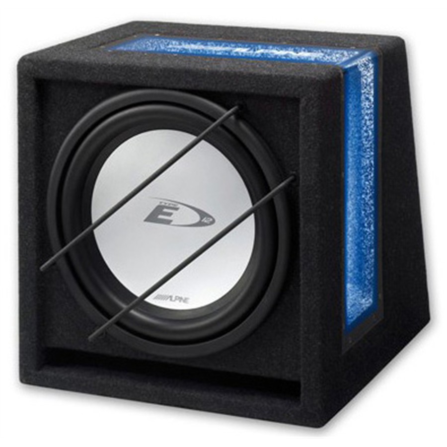 Alpine SBE-1244BR Subwoofer – Bassreflex-Gehäuse, Für Auto-Sound, 12 Zoll, Robust
