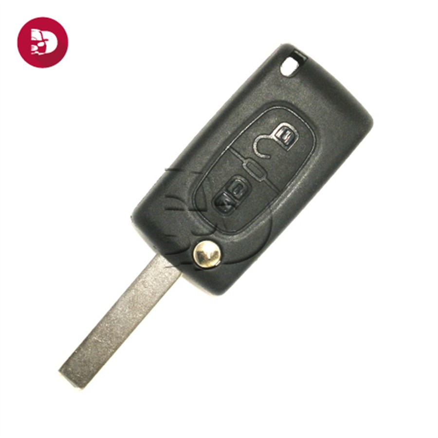 Carcasa mando llave de coche 2 botones compatible con citroen y