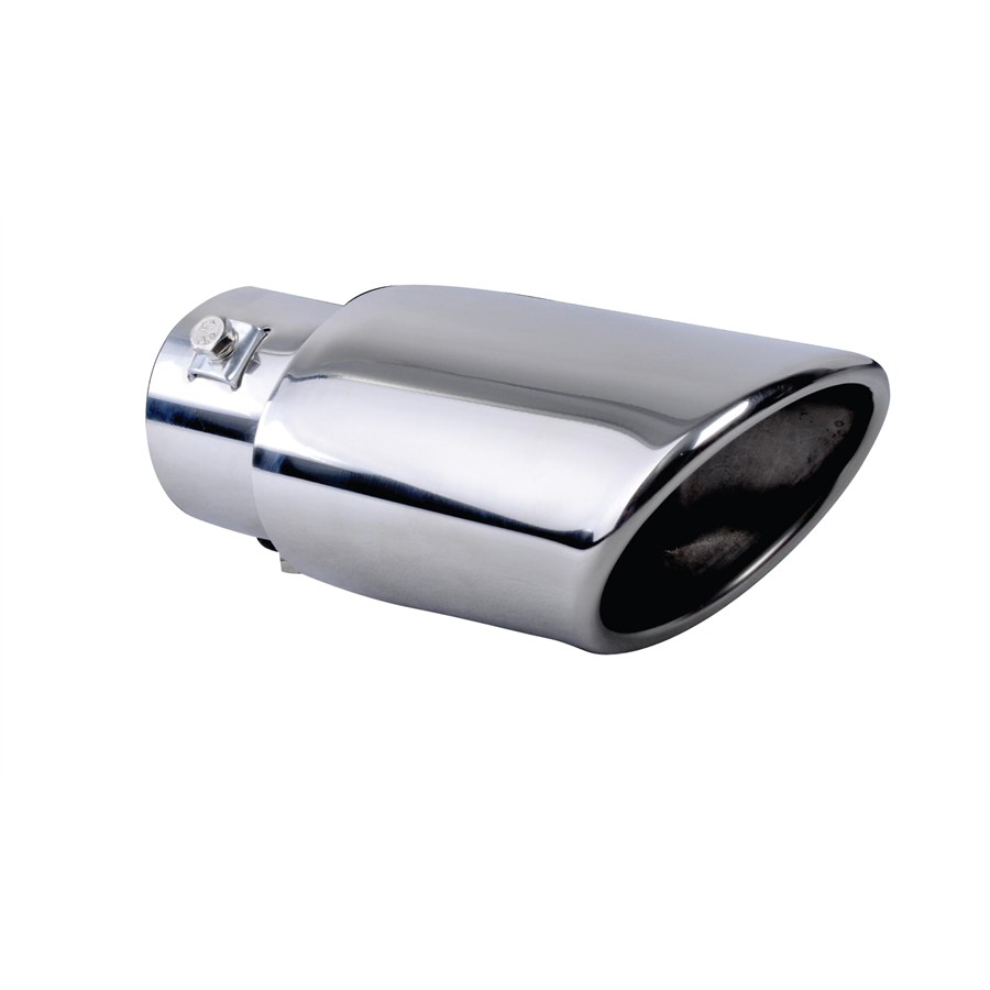 Racing Cola De Escape Inoxidable Cromada