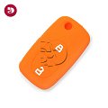 Funda de Mando AUDI 2 botones NARANJA