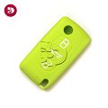 Funda de Mando CITROEN/PEUGEOT 3 botones VERDE HQ