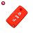 Funda de mando CITROEN-PEUGEOT rojo 3 botones HQ 