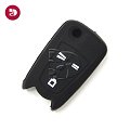 Funda de mando OPEL 3 botones negro