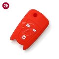 Funda de mando OPEL 3 botones rojo