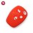 Funda de mando RENAULT 3 botones rojo 