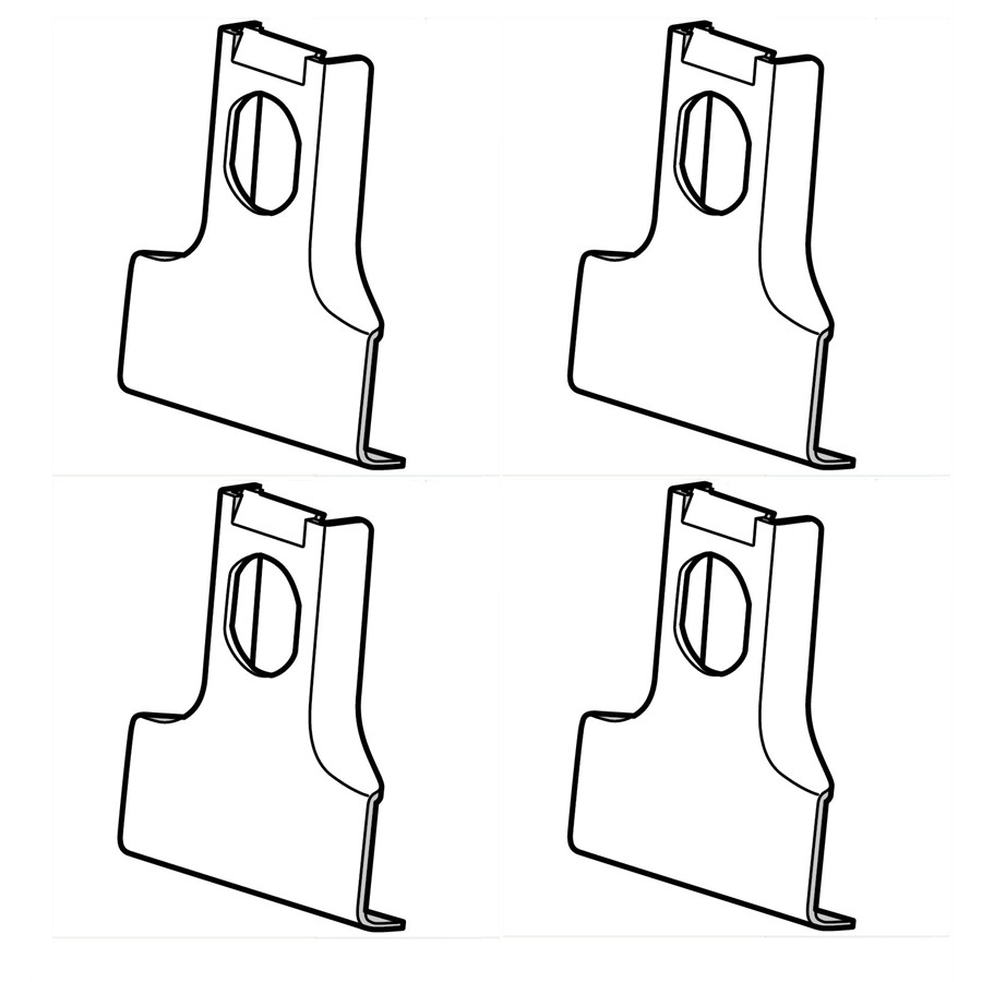 THULE 11154-E Kit 186016 WingBar Edge Instructions